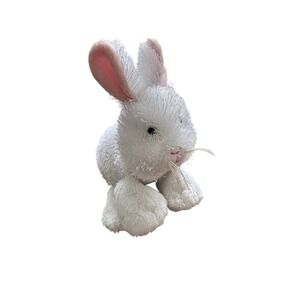 Webkinz‎ White Rabbit Plush Ganz Stuffed Animal Bunny HM106 No Code
